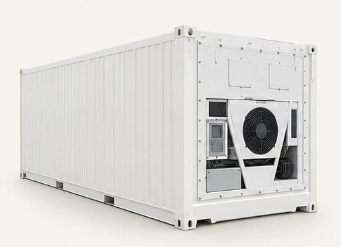 Refrigerated shipping container